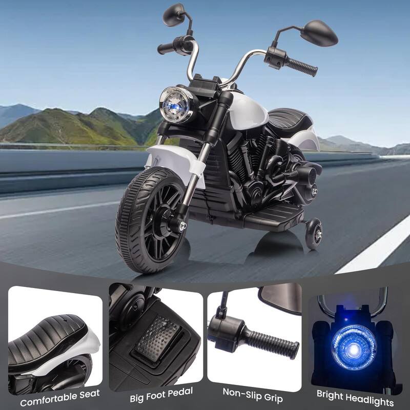 - Comfortable Seat
- Big Foot Pedal
- Non-Slip Grip
- Bright Headlights