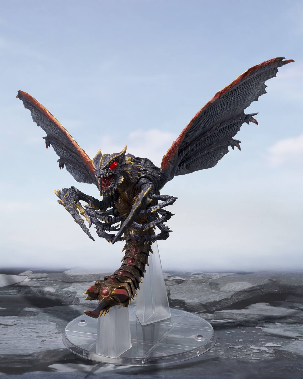 Alt View 2. PopMarket - Tamashii Nations - Godzilla - S.H.MonsterArts - Megaguirus Evolution Set   - COLLECTIBLES - Multicolor.