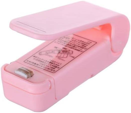 Front. RTMB - Mini Heat Bag Sealer, Portable, Food Storage – Pink - White, Pink.