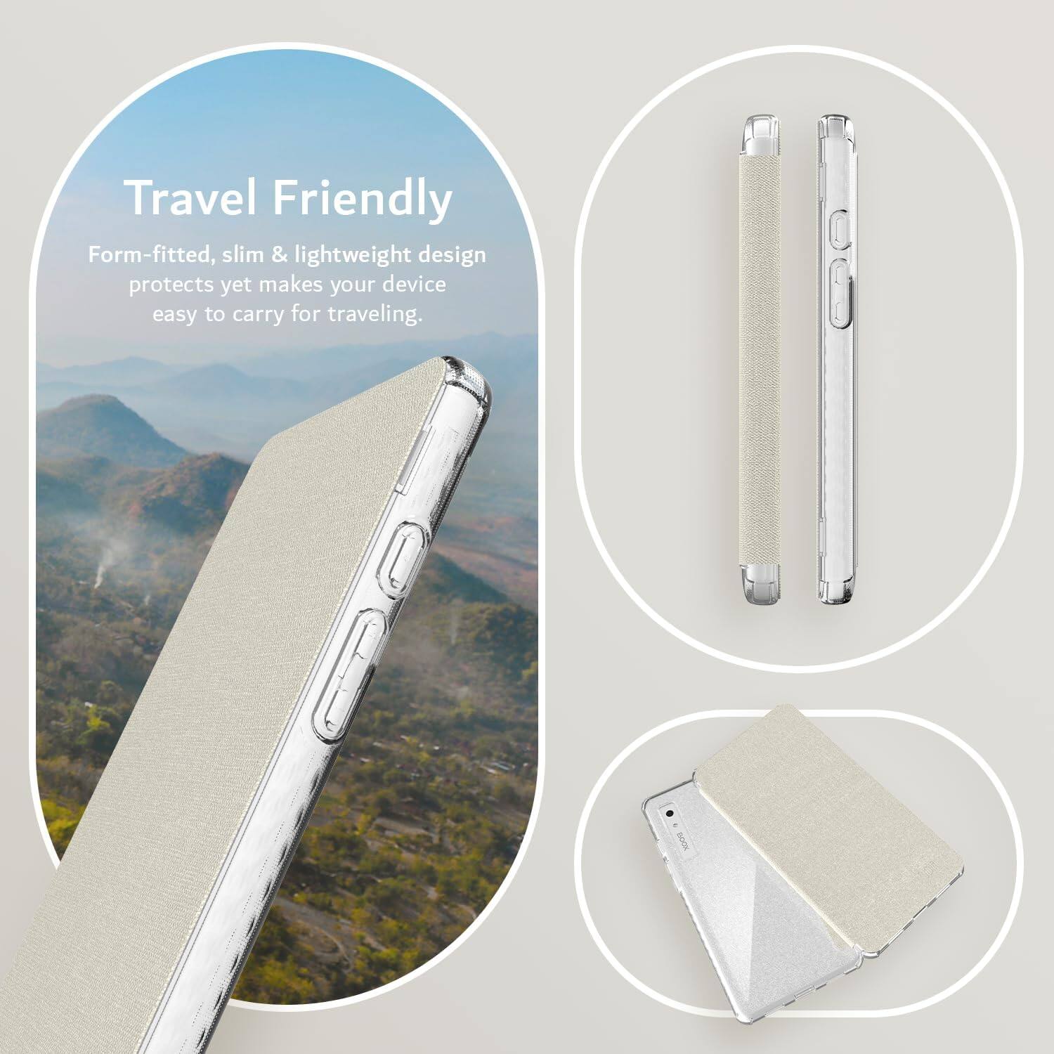 Travel Friendly

Form-fitted, slim & lightweight design protects yet makes your device easy to carry for traveling.