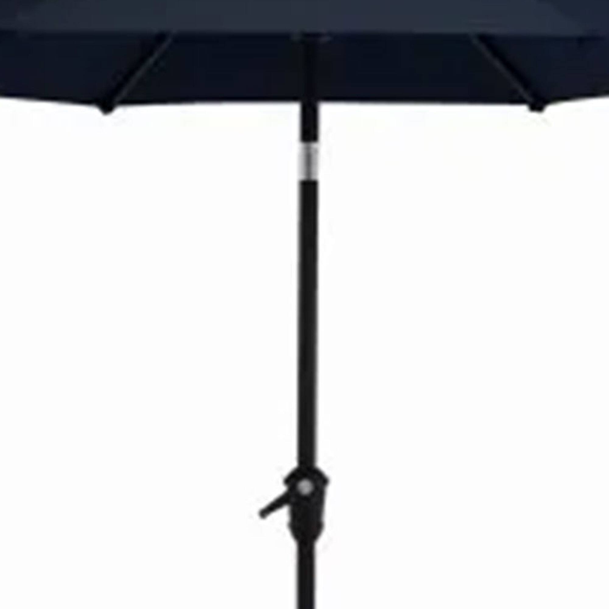 Alt View 4. Four Seasons Courtyard - Four Seasons Courtyard Rockland 9 Foot Outdoor Patio Market Umbrella, Navy Blue - Navy Blue.