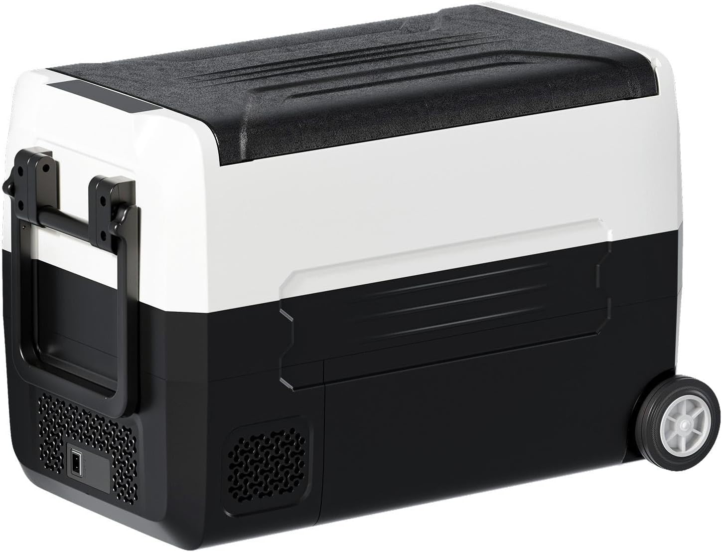 Alt View 1. Circus Cirle - 49QT(45L) Portable Car Refrigerator - Black.