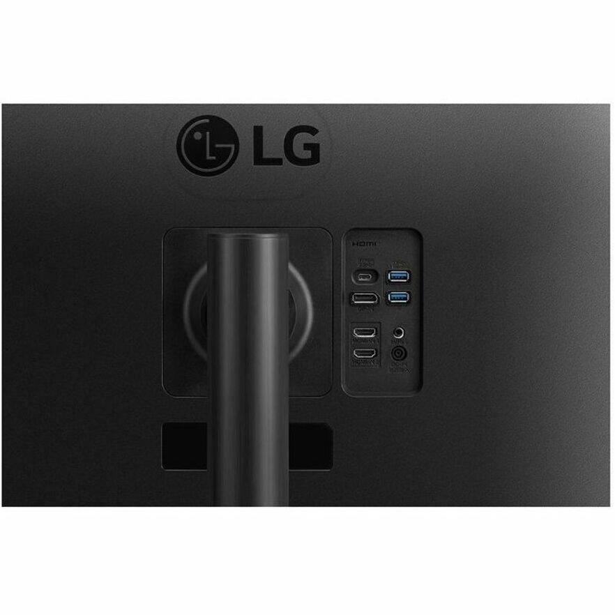 Alt View 1. LG - LG 34BR55QC-B 34" Class UWQHD Curved Screen LCD Monitor - 21:9 - Textured Black - TAA Compliant - 34" Viewable - Black.