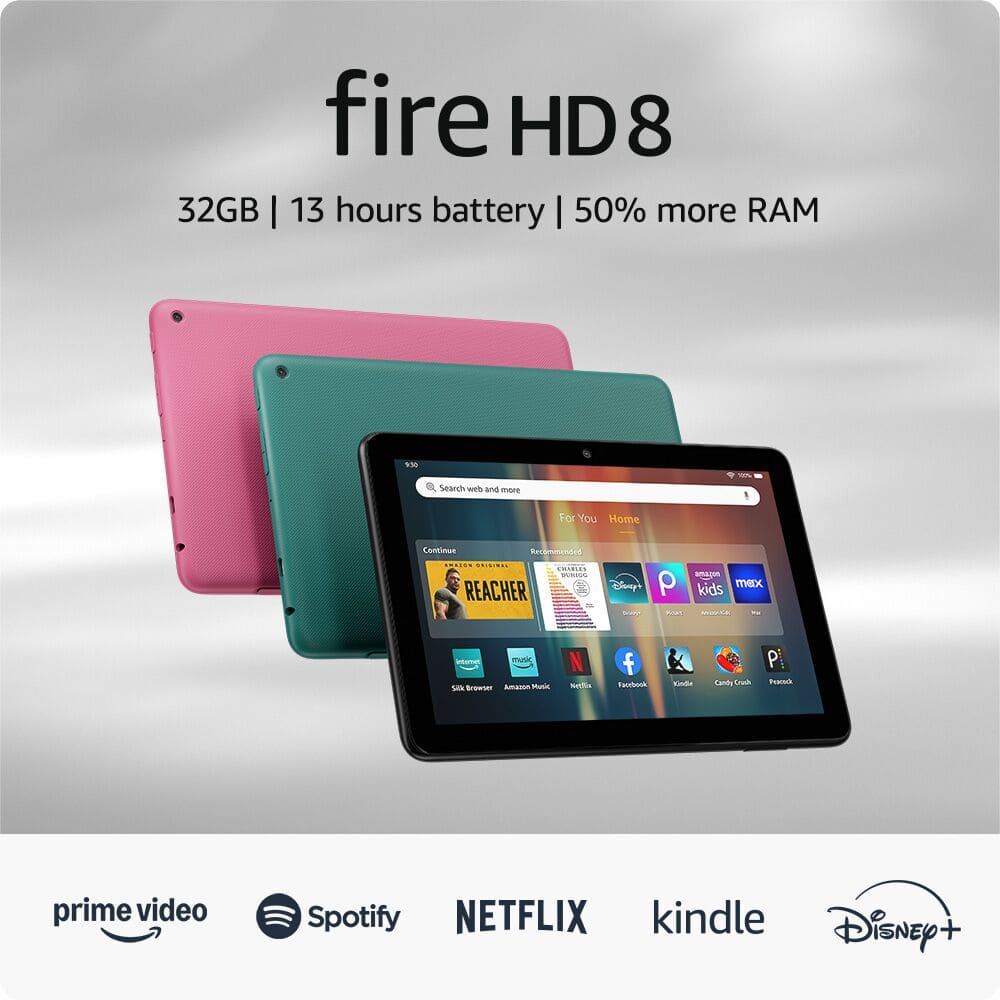 Customer Reviews: Amazon Fire HD 8 Tablet, 8” HD Display, 3GB Memory ...