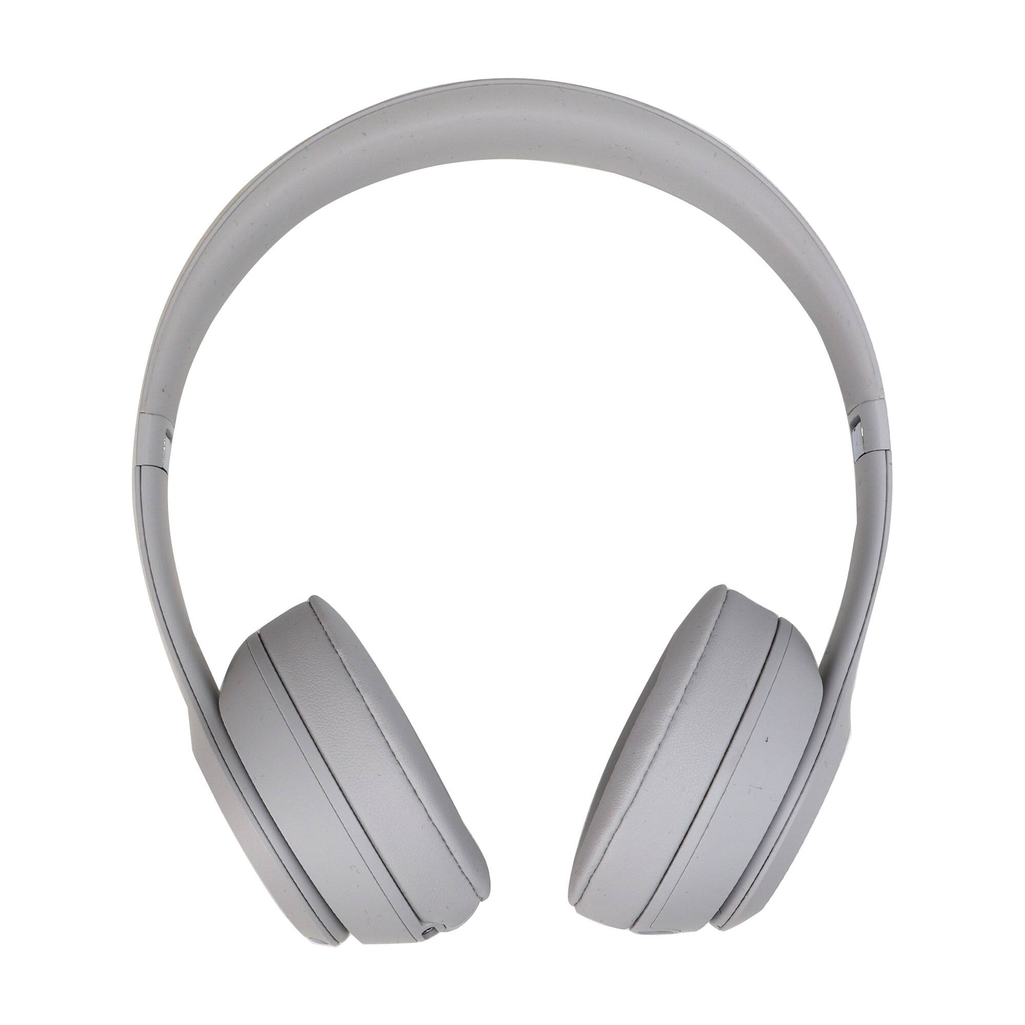 Back. Beats - Beats Solo 4 Wireless Headphones - Drenched Grey + In Ear Headphones + Software - White.