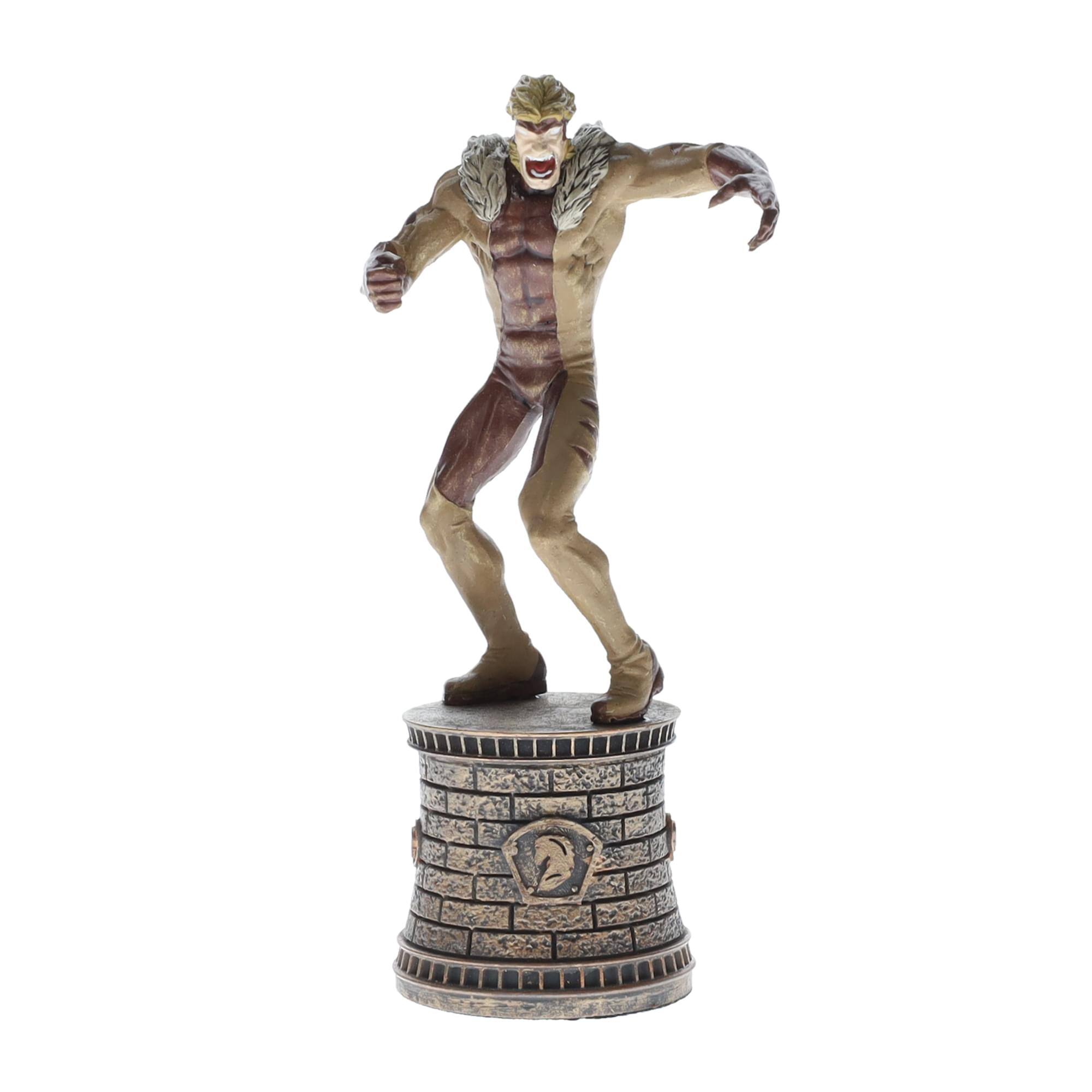 Front. Marvel - Marvel Chess Collection #49 Sabretooth (Knight) | Chess Piece Only.