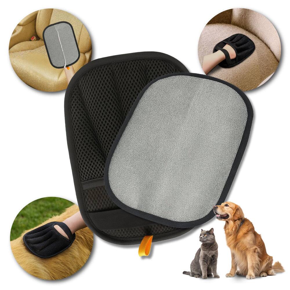 Front. Katziela - FurTidy Glove by Katziela – Pet Hair Remover Glove for Dogs & Cats, Reusable Electrostatic Grooming Mitt for Furniture.