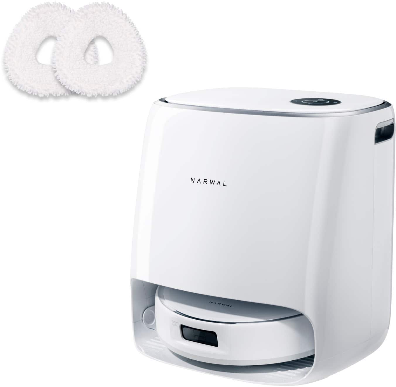 Front. Narwal - Freo X Ultra Bonus Pack Robot Vacuum - White.