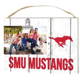 Jardine - SMU Mustangs 8" x 10" Weathered Clip It Frame - White