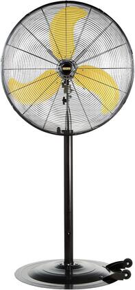 Akoasm - 30" High Velocity Pedestal Fan, 8300 CFM, 3-Speed 1/3 HP Motor, Oscillating, Adjustable 65-77" for Warehouse