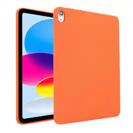 Dteck - Case For Apple iPad 11"(A16 chip 2025) & 10th Gen Slim Lightweight Soft TPU Skin-Friendly Anti-Scratch Protective Cover - Orange
