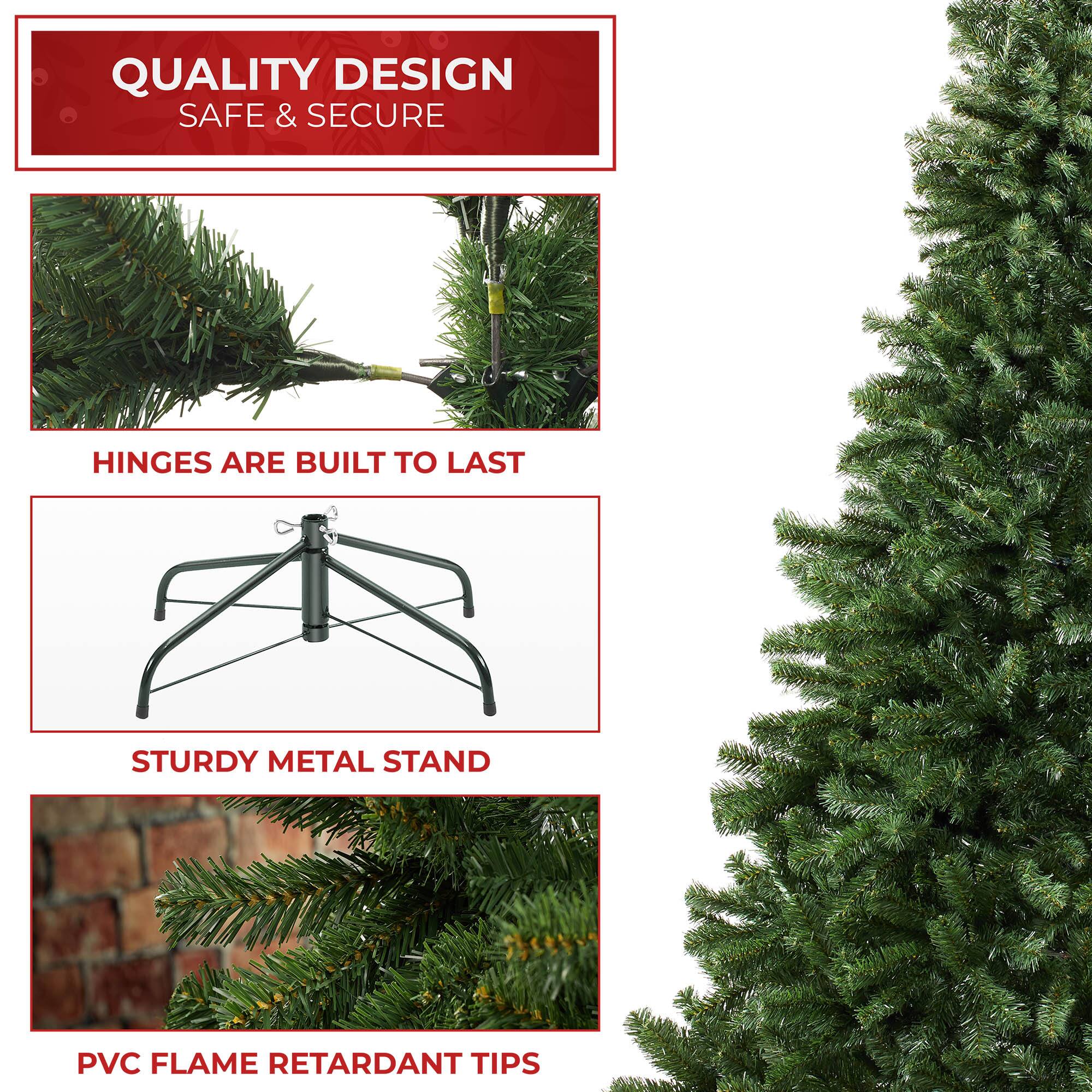 QUALITY DESIGN  
SAFE & SECURE  

HINGES ARE BUILT TO LAST  

STURDY METAL STAND  

PVC FLAME RETARDANT TIPS