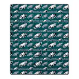Pegasus - Philadelphia Eagles 50" x 60" Repeat Big Logo Wordmark Ultra Soft Blanket - Multicolor