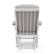 Alt View 17. Storkcraft - Tuscany Glider and Ottoman - White/Taupe Swirl.