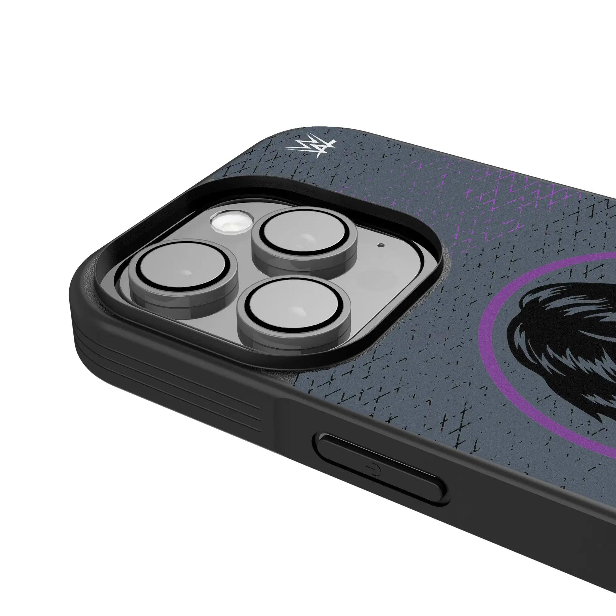 Left. Keyscaper - WWE Steel Bump Phone Case - Apple iPhone 16 Pro - Dominik Mysterio.