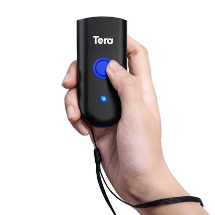 Front. Tera - 1100L 1D Laser Portable Barcode Scanner.