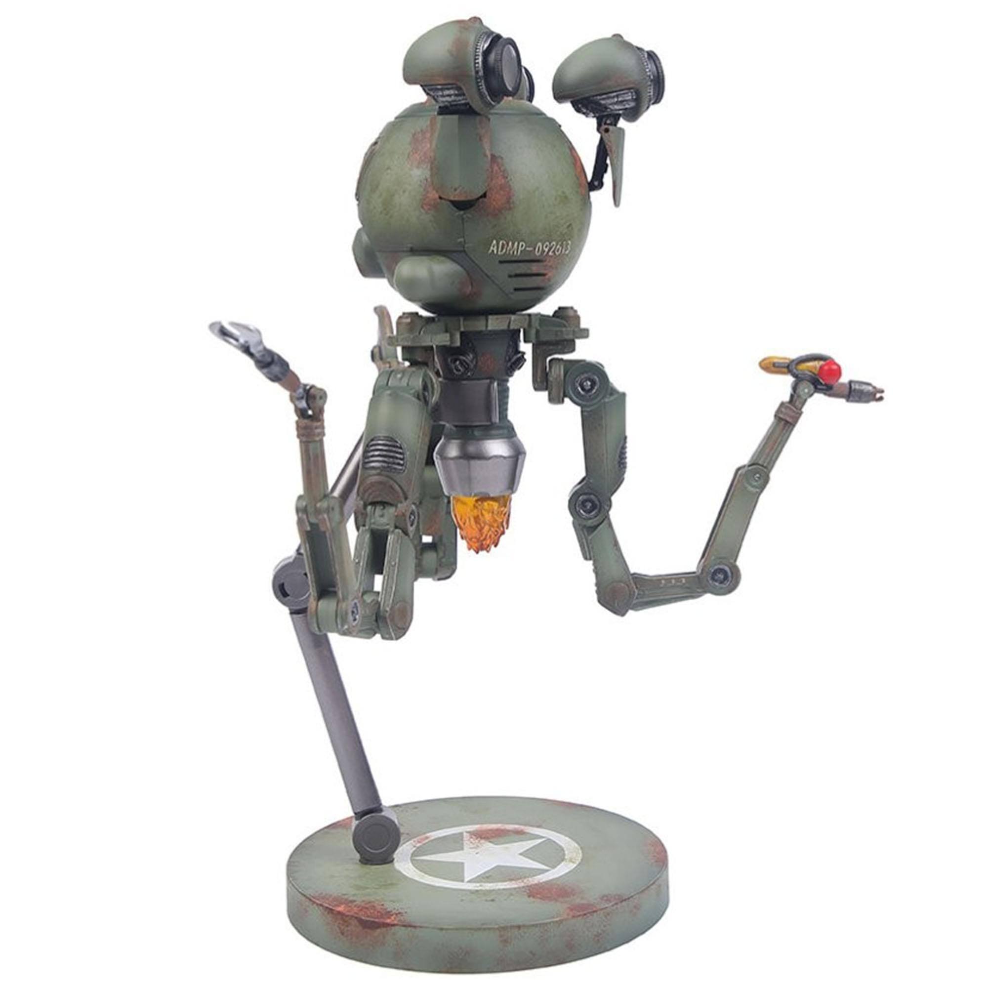 Alt View 2. Gaming Heads - Fallout Mister Gutsy Deluxe Articulated 12 Inch Figure - Green.