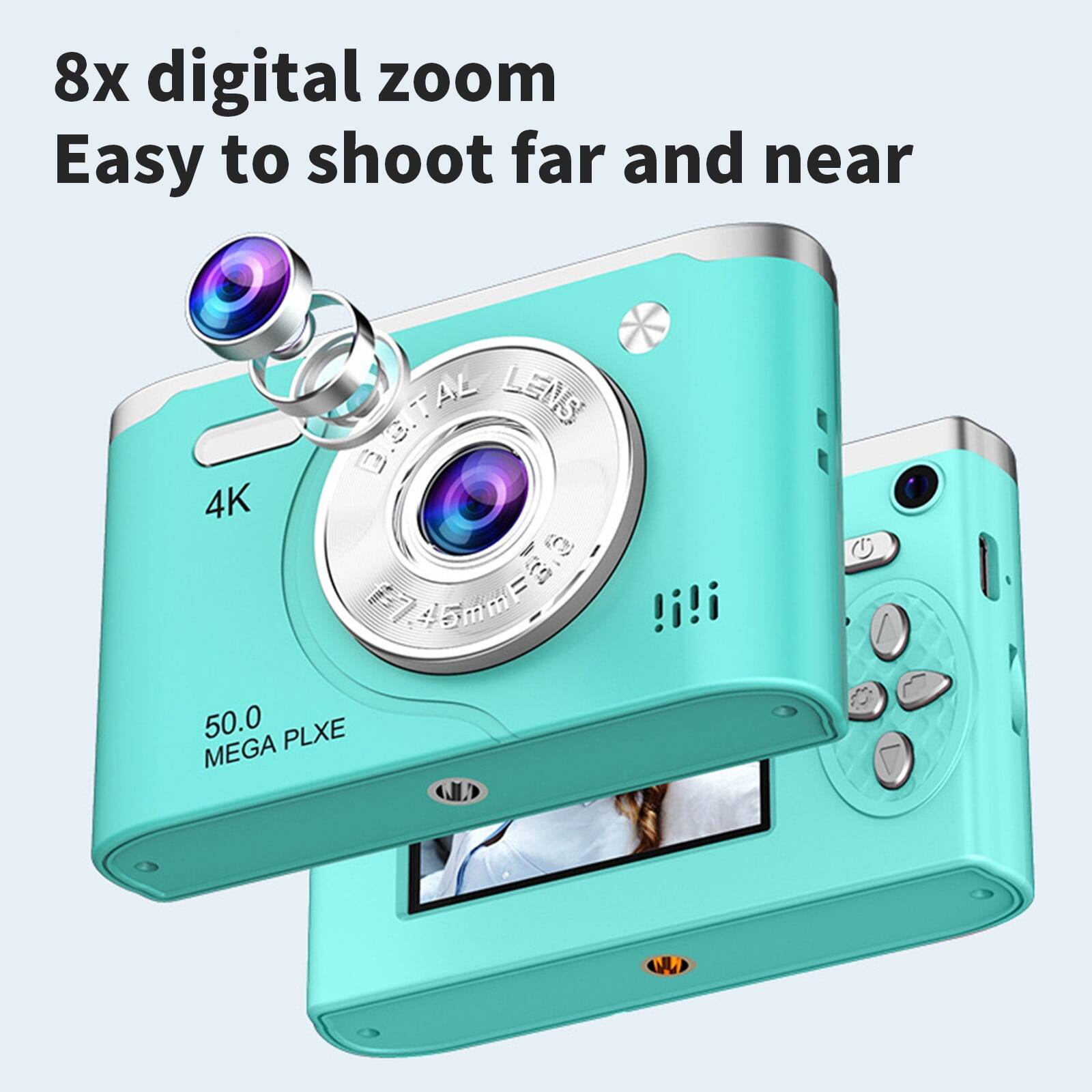 8x digital zoom  
Easy to shoot far and near  
BIDITAL LENS  
4K  
25mm  
50.0 MEGA PLXE