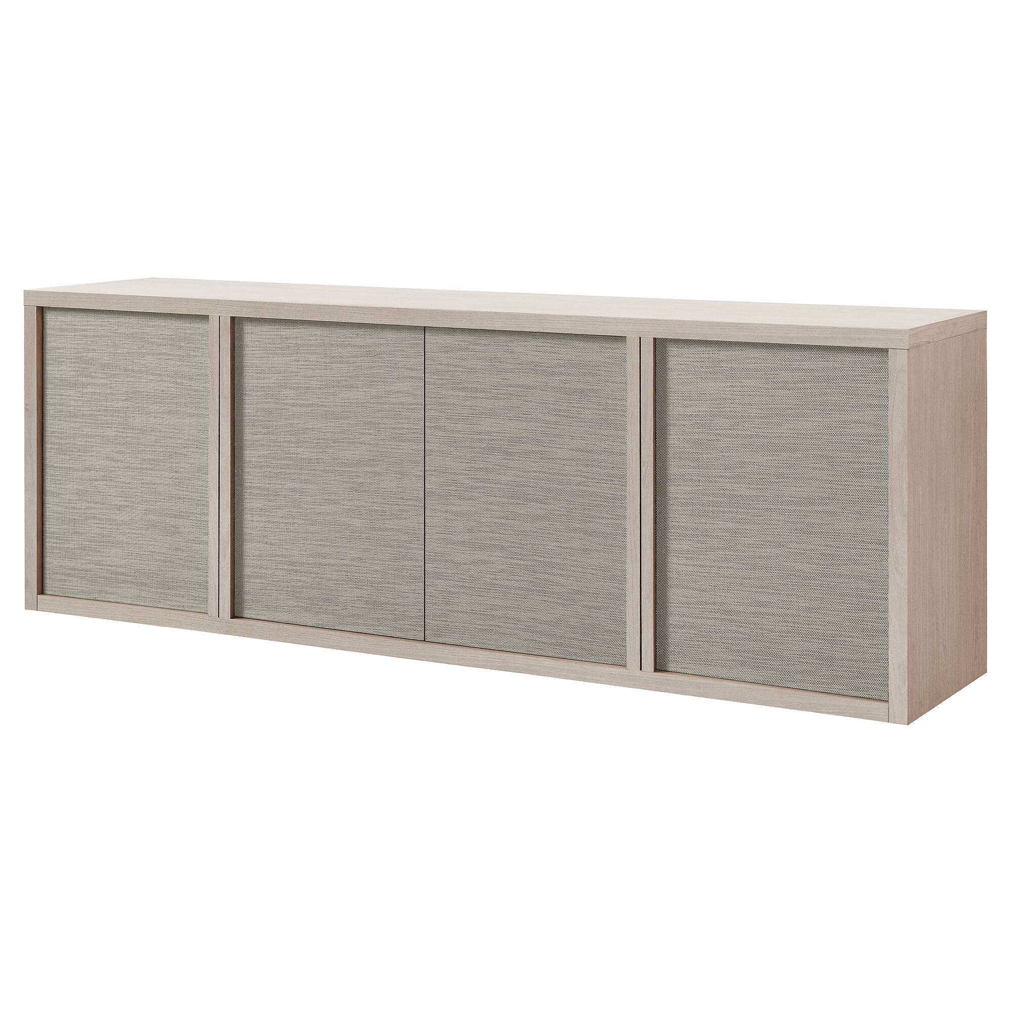Left. Hudson&Canal - Kai Rectangular TV Stand for TV's up to 75" in Alder White - Alder White.
