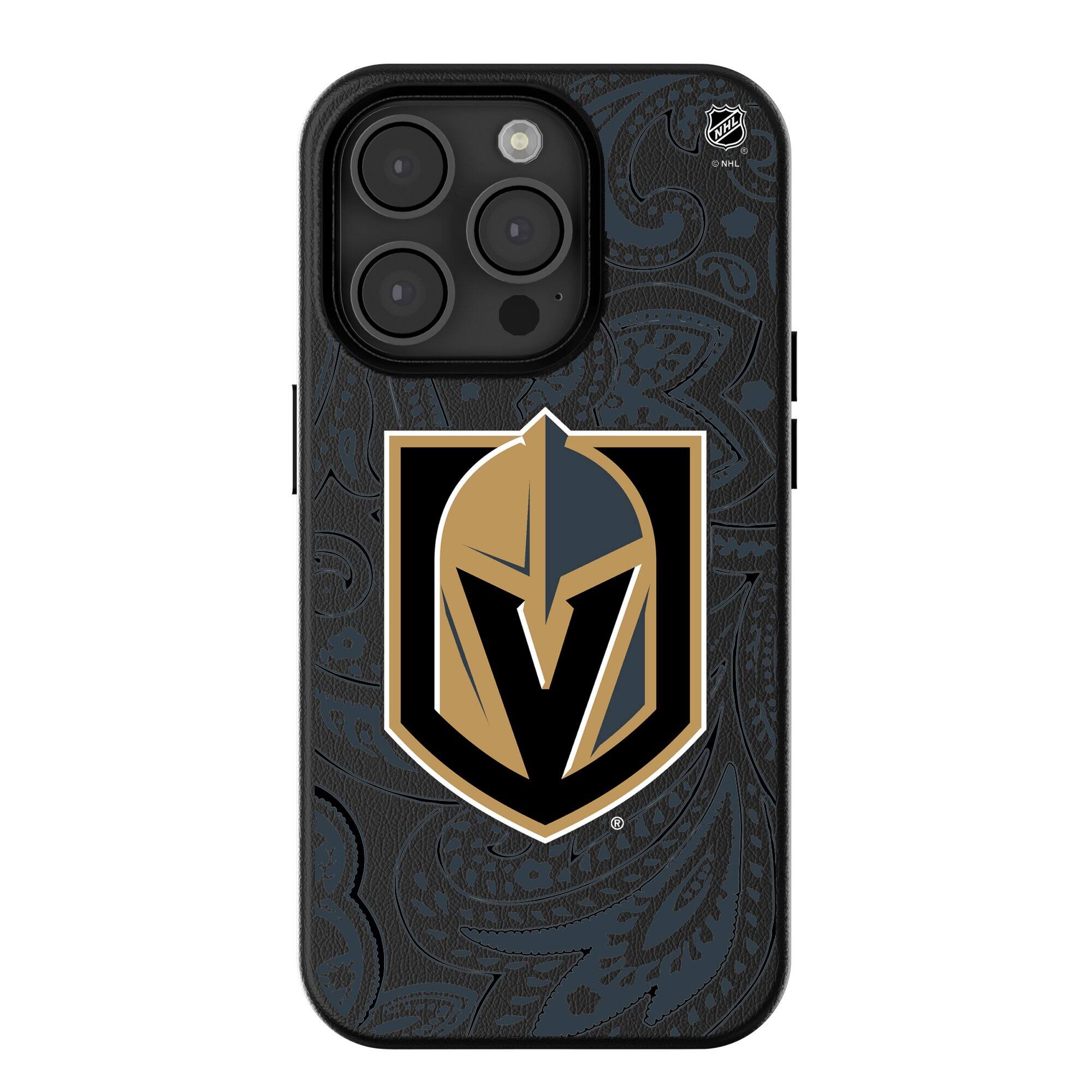 Keyscaper - NHL - Vegas Golden Knights Paisley iPhone Magnetic Bump Case - 15 - Black price history on PriceWatchPro