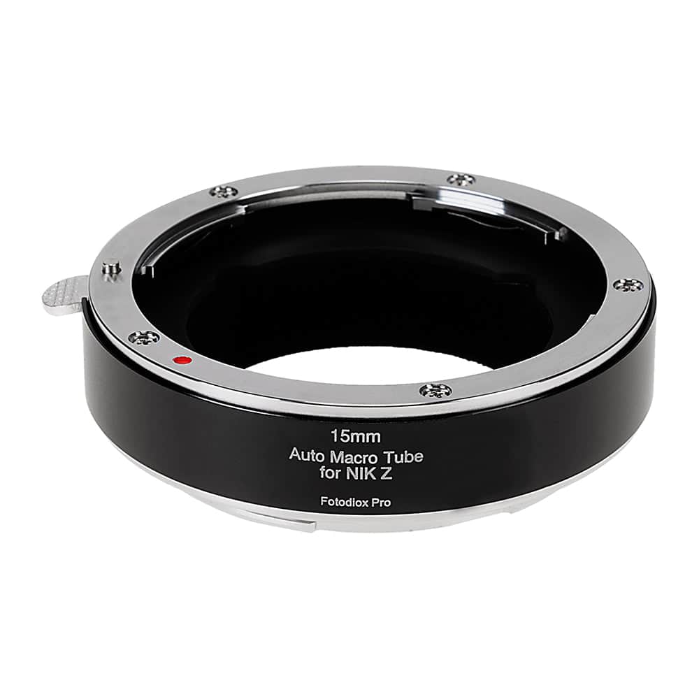 Fotodiox - Pro Automatic 15mm Macro Extension Tube Section - Compatible with Nikon Z Mount Cameras for Close-up Photography
