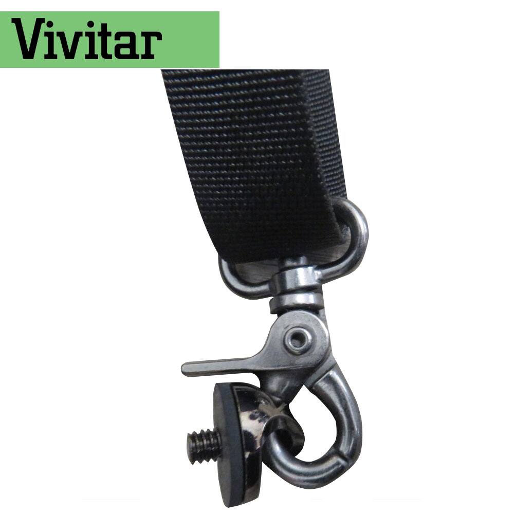 Left. Vivitar - Dual Sling Hands Free Camera Harness 1/4 Inch Threaded Camera Mount Securely Holds Two Cameras for Active Photographers - Black.