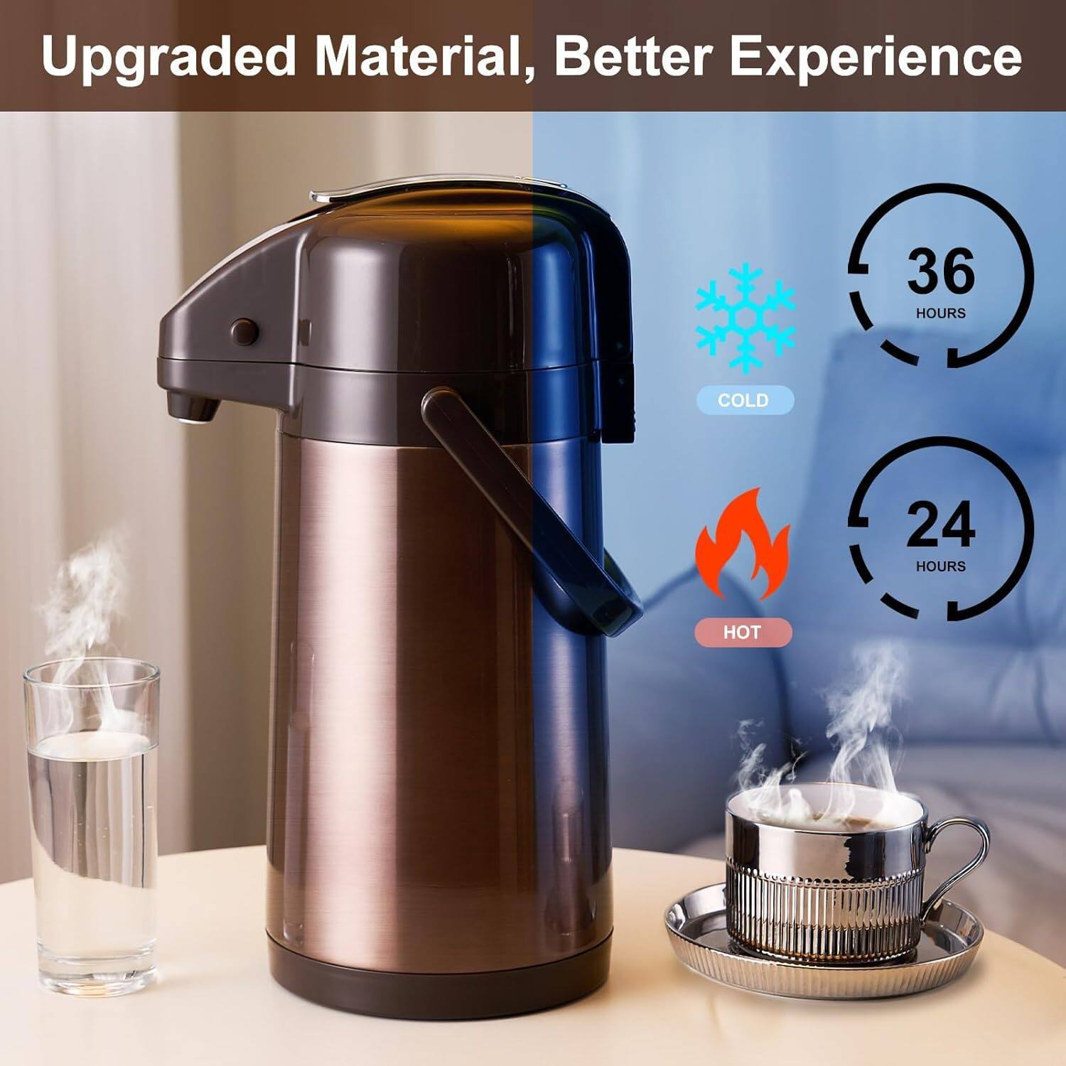 Upgraded Material, Better Experience

36 HOURS COLD

24 HOURS HOT