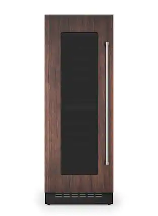 Front. Viking - 30"W 108 Bottle VEIL Built-In Wine Refrigerator with Custom Panel - Left Hinge - Panel Ready.