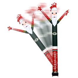 Sporticulture - Bay Packers Santa Claus Inflatable Crazy Sports Fan - Green