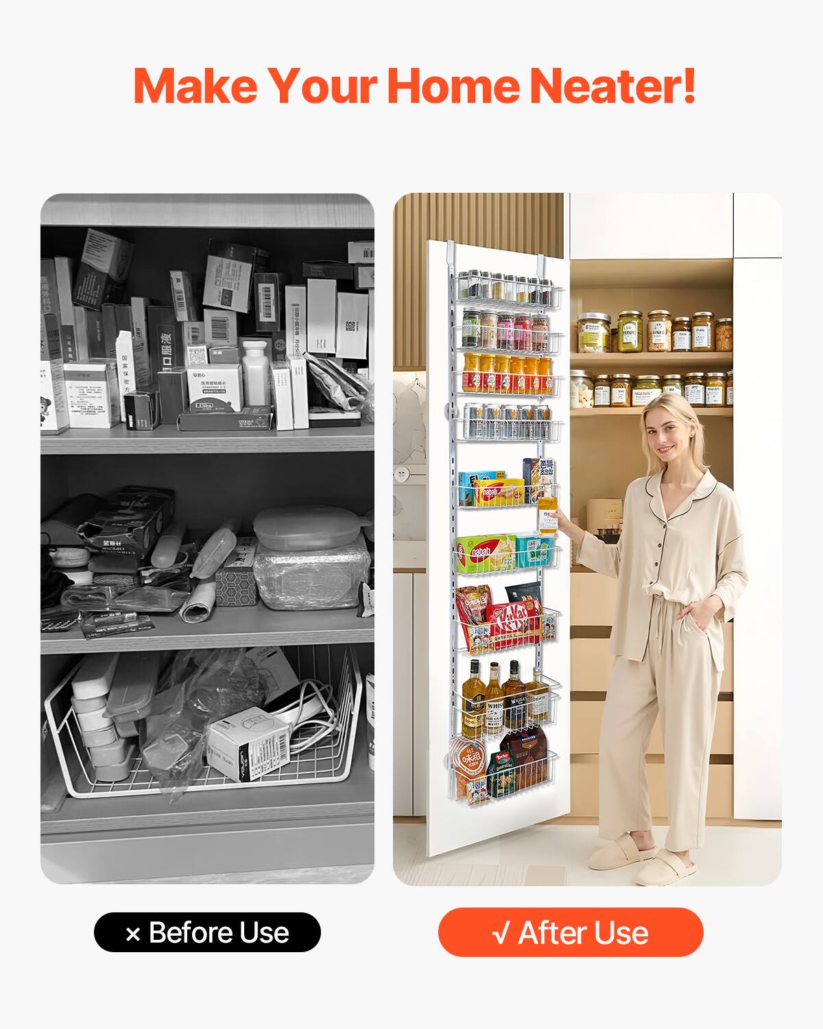 Make Your Home Neater!

x Before Use

v After Use