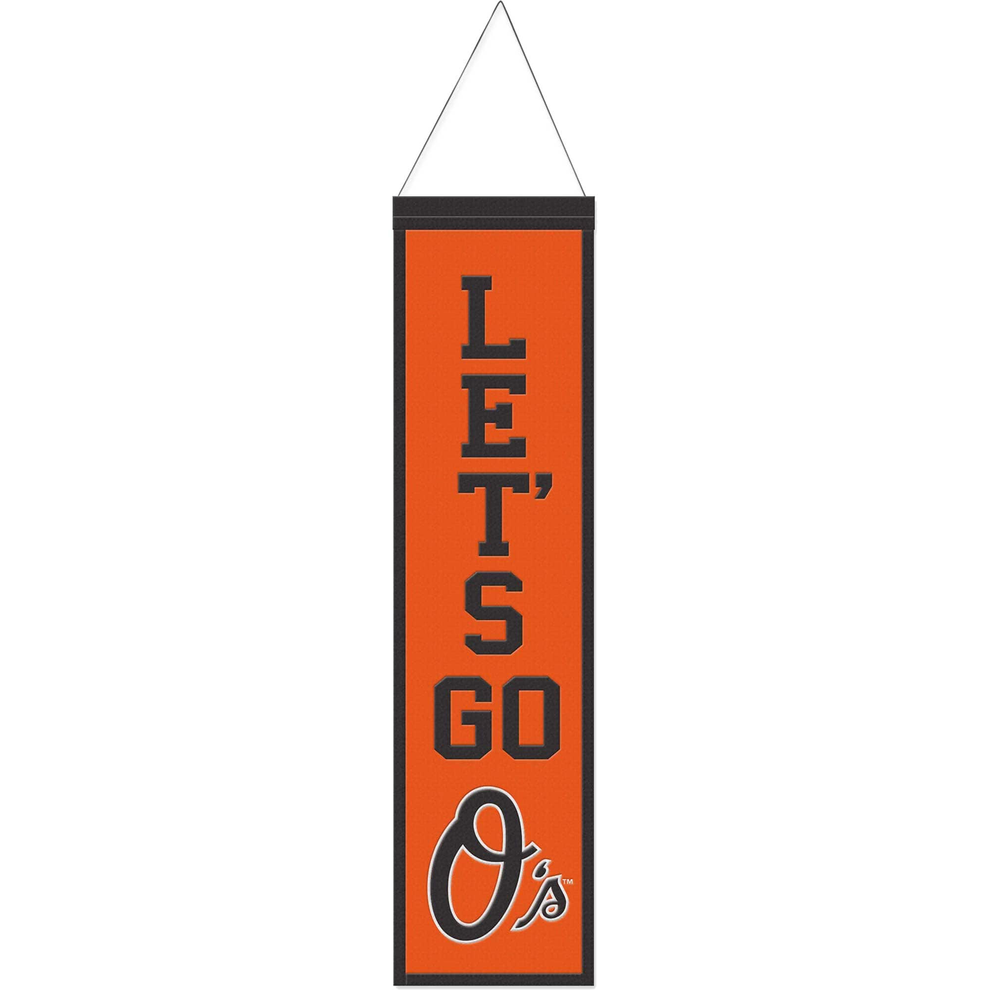 WinCraft - Baltimore Orioles 8" x 32" Slogan Wool Banner - Multicolor