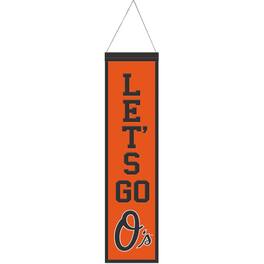 WinCraft - Baltimore Orioles 8" x 32" Slogan Wool Banner - Multicolor