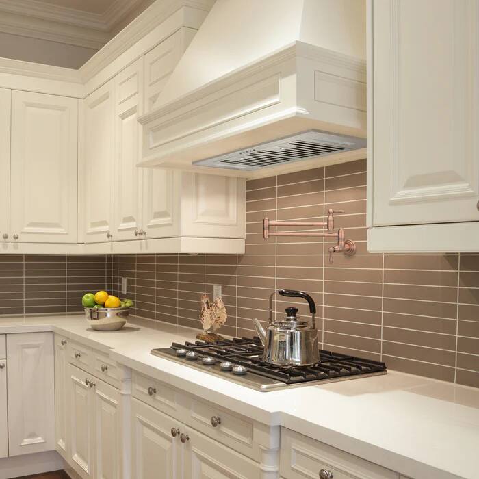 Alt View 8. Akicon - Akicon 30 in. 3 Speeds 600 CFM Dishwasher Safe Filters Range Hood Insert/Built in Kitchen Vent Hood with Lights - Stainless steel.