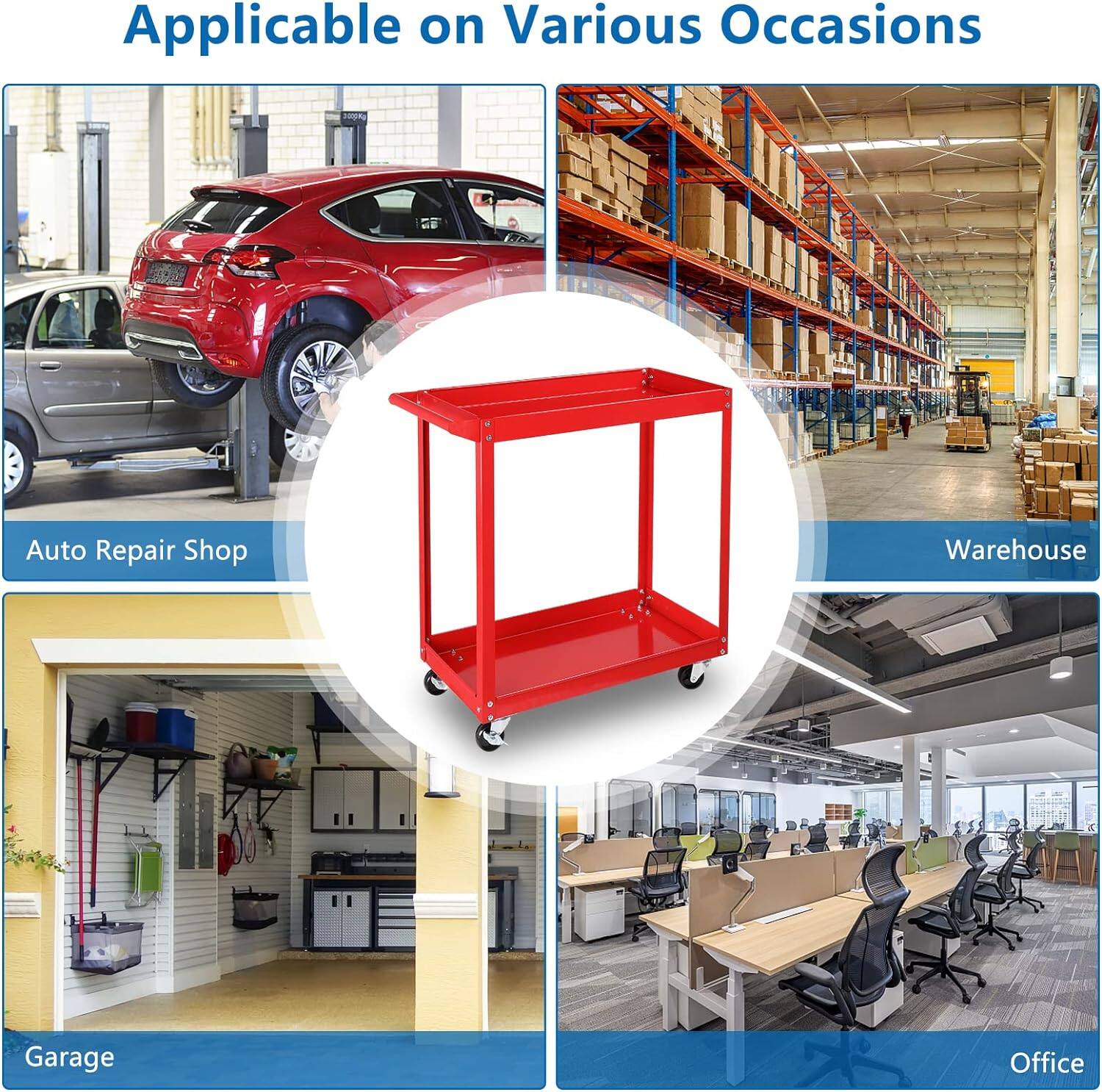 Applicable on Various Occasions

- Auto Repair Shop
- Warehouse
- Garage
- Office