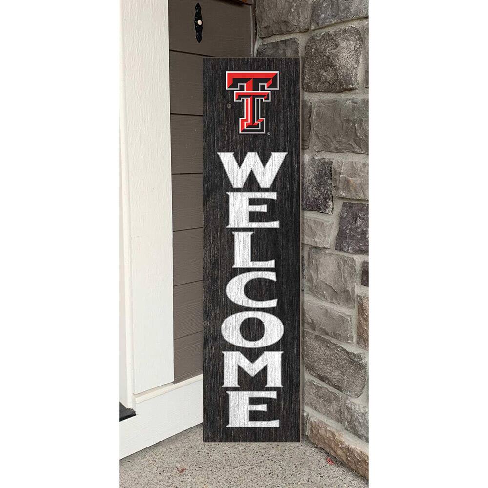 Alt View 1. Jardine - Texas Tech Red Raiders 12'' x 48'' Welcome Leaner - Red.