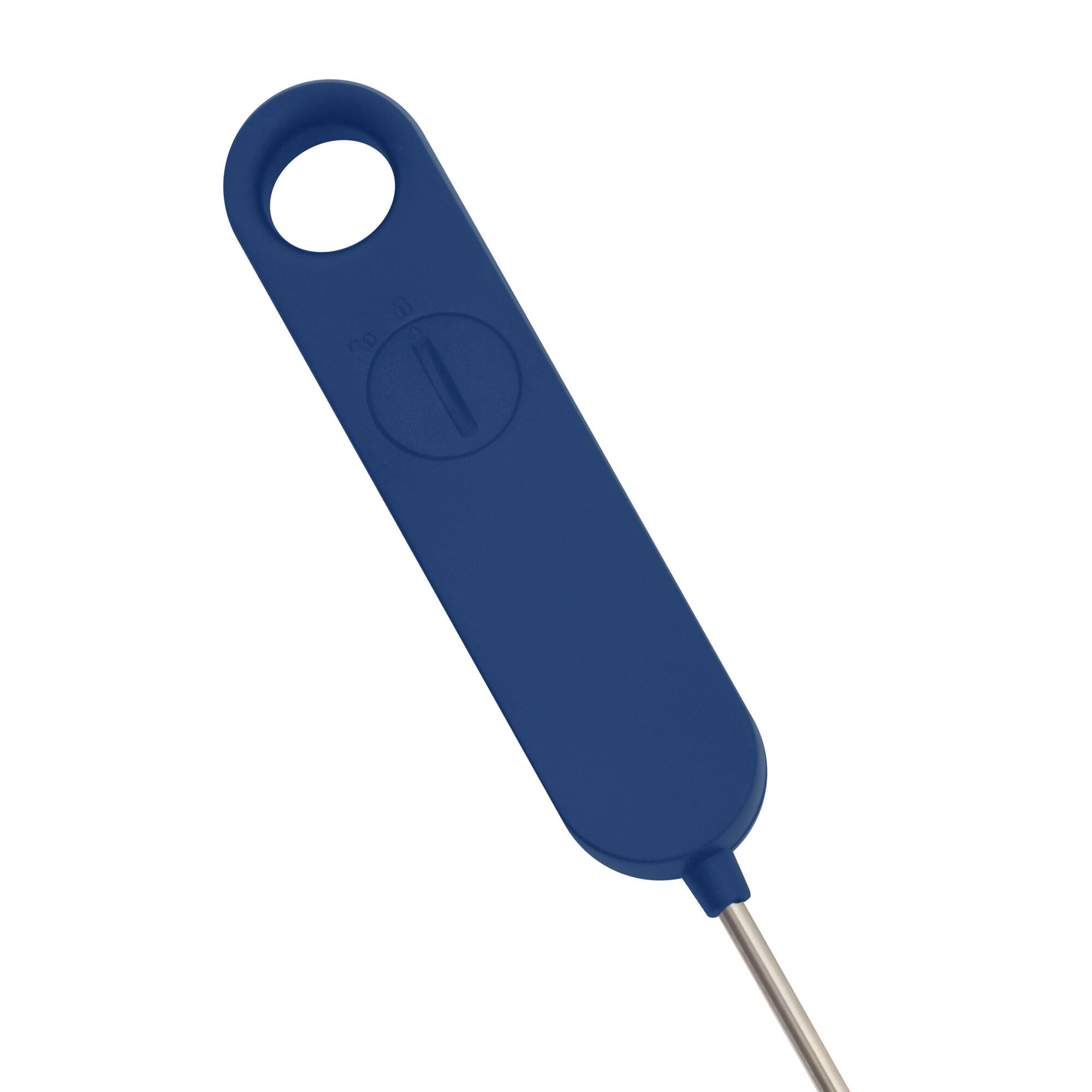 Back. Escali - Digital Long Stem Thermometer, Blue - Blue.