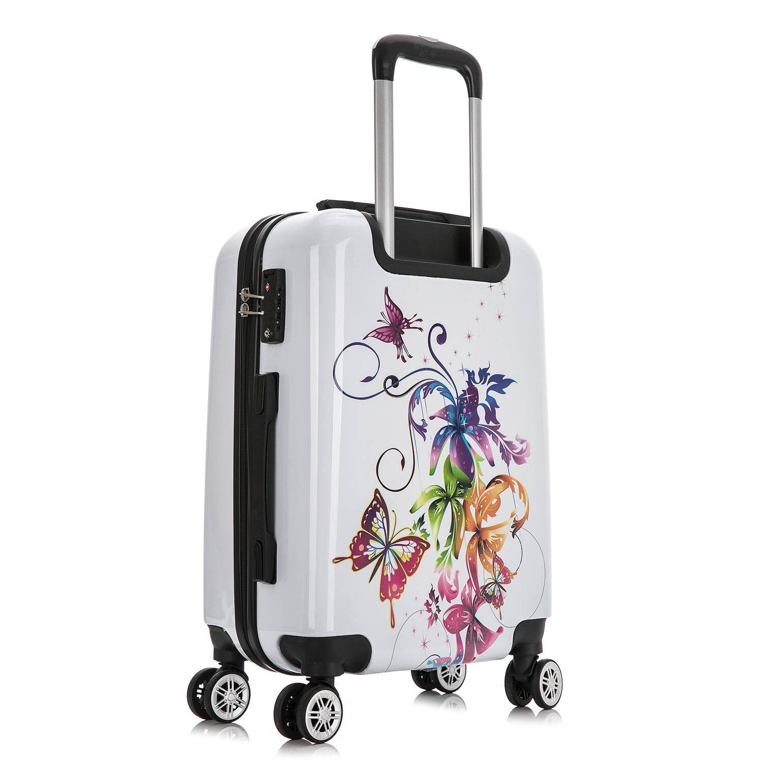 Alt View 1. InUSA - Fusion Prints lightweight hardside Spinner Luggage 20" carry-on - FUSION.