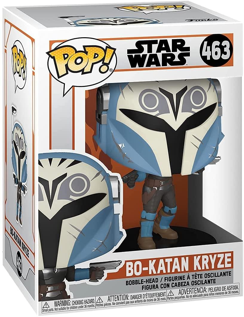 **POP! STAR WARS 463**

**BO-KATAN KRYZE**

**BOBBLE-HEAD / FIGURINE À TÊTE OSCILLANTE / FIGURA CON CABEZA OSCILANTE**

**WARNING: CHOKING HAZARD. Small parts. Not suitable for children under 36 months.**

**ATTENTION: DANGER D'ÉTOUFFEMENT. Petites pièces. Ne convient pas aux enfants de moins de 36 mois.**

**ADVERTENCIA: PEOR DE ASFIXIA. Peligro de asfixia. No es adecuado para niños menores de 36 meses.**

**BO-KATAN KRYZE**