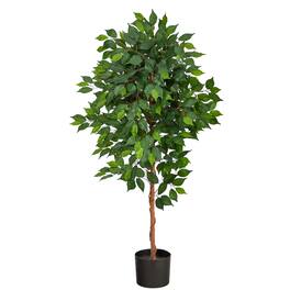 BreeBe - 4' Ficus Artificial Tree - Green