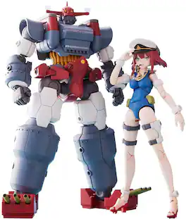 Good Smile Company - Combined Giant Ship Yamato - Gattai Musashi Model Kit - Collectibles - Multicolor