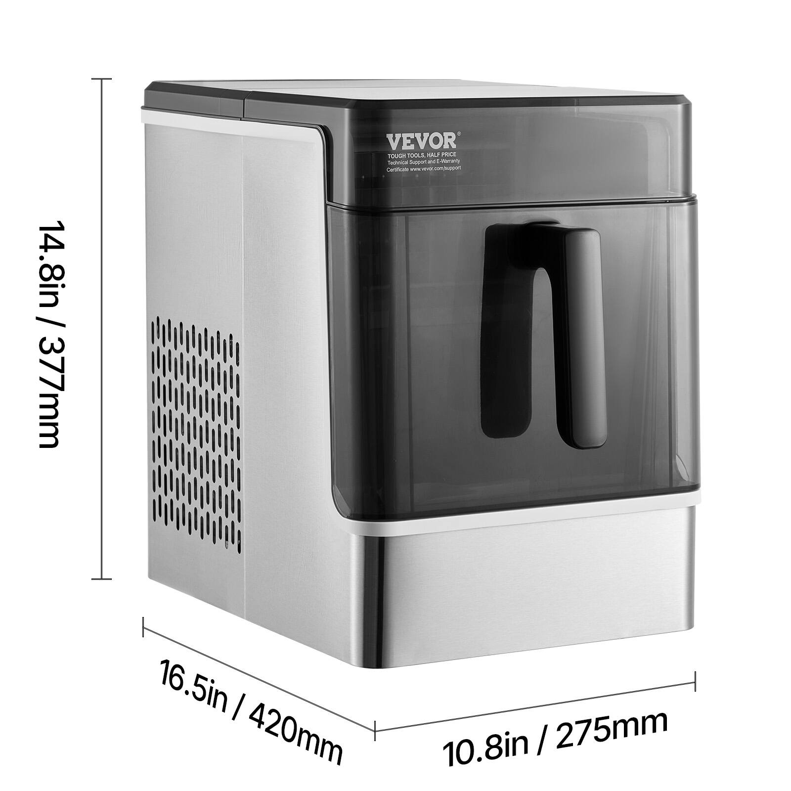 14.8in / 377mm  
16.5in / 420mm  
10.8in / 275mm