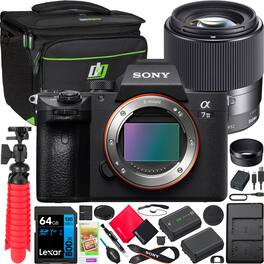 Sony - a7 III Mirrorless Full Frame Camera Body Kit + Sigma 30mm F1.4 DC DN Lens Bundle