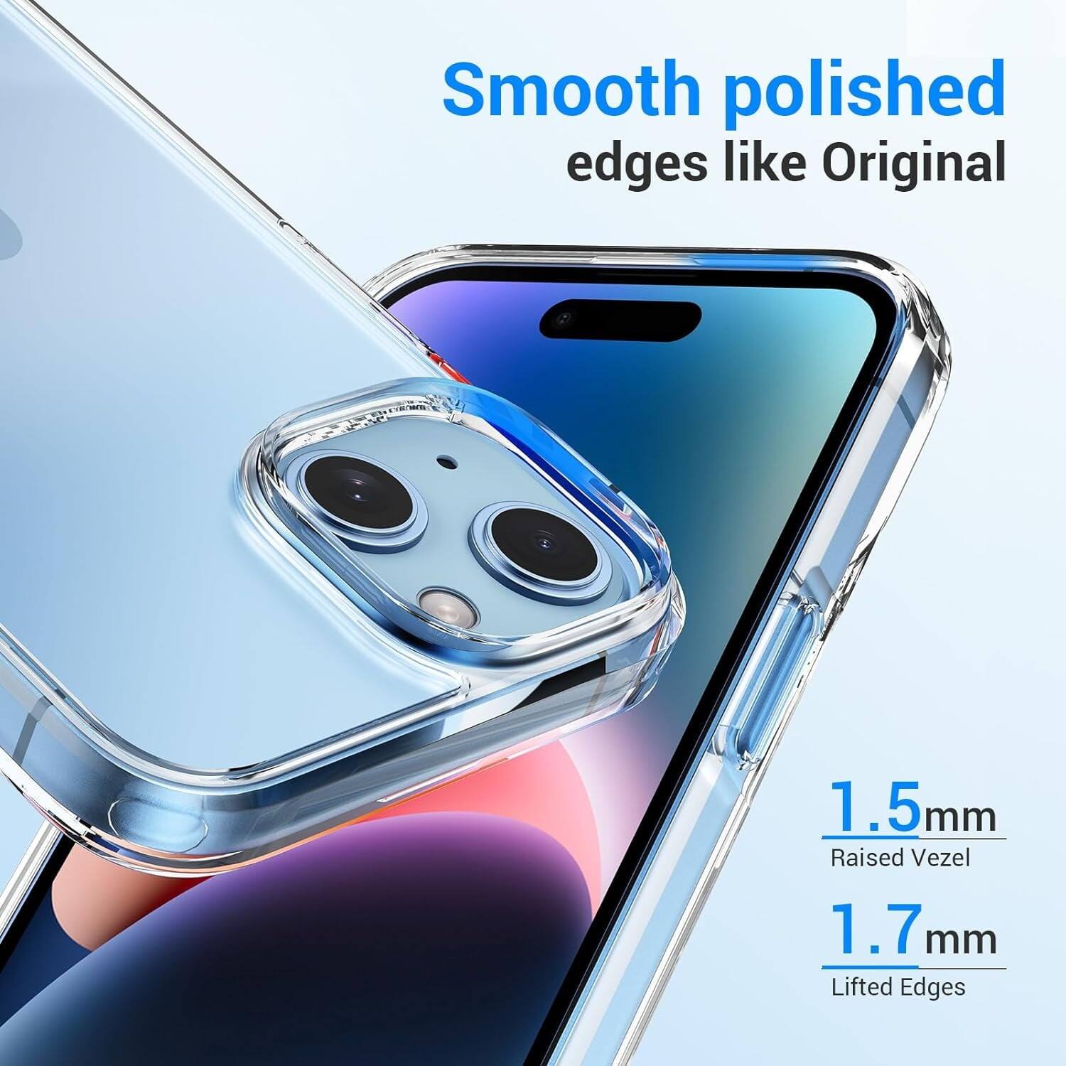 Smooth polished edges like Original
1.5mm Raised Vezel
1.7mm Lifted Edges