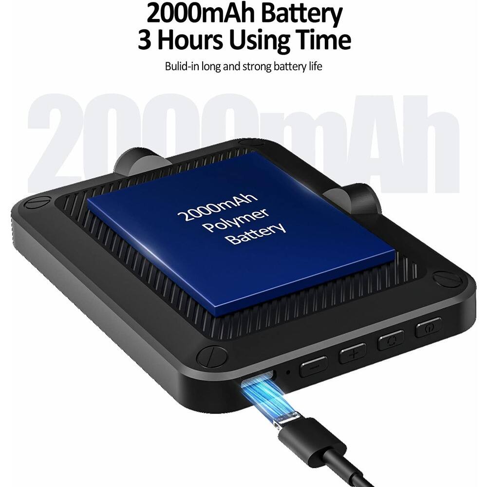 2000mAh Battery  
3 Hours Using Time  

Built-in long and strong battery life  

2000mAh Polymer Battery