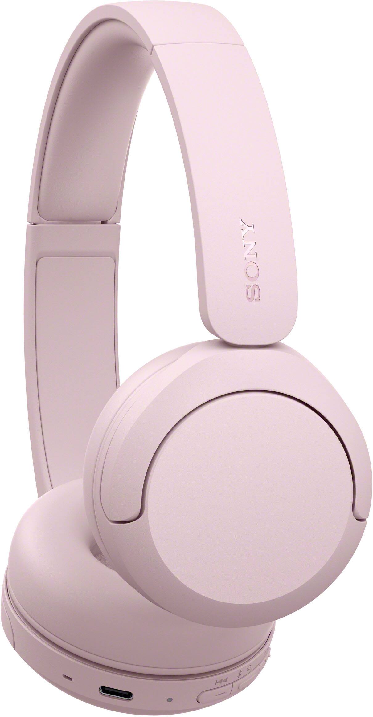 Alt View 1. Sony - WH-CH530 Wireless Headphone with Microphone - Pink.