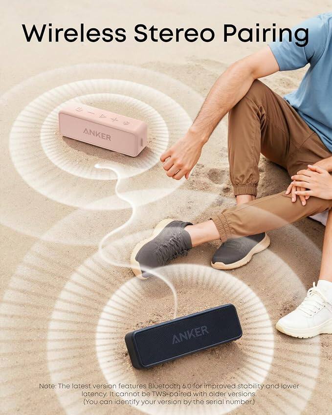 Wireless Stereo Pairing

Note: The latest version features Bluetooth 6.0 for improved stability and lower latency. It cannot be TWS-paired with older versions (You can identify your version by the serial number.)