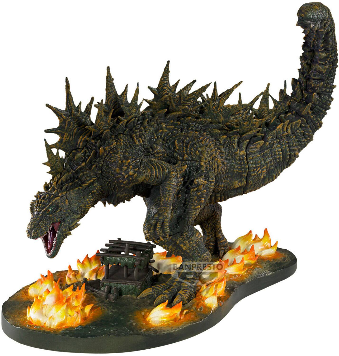Alt View 2. PopMarket - Banpresto Godzilla Minus One Art Vignette Godzilla 2023 Odo Island Attack Statue   - COLLECTIBLES - Multicolor.