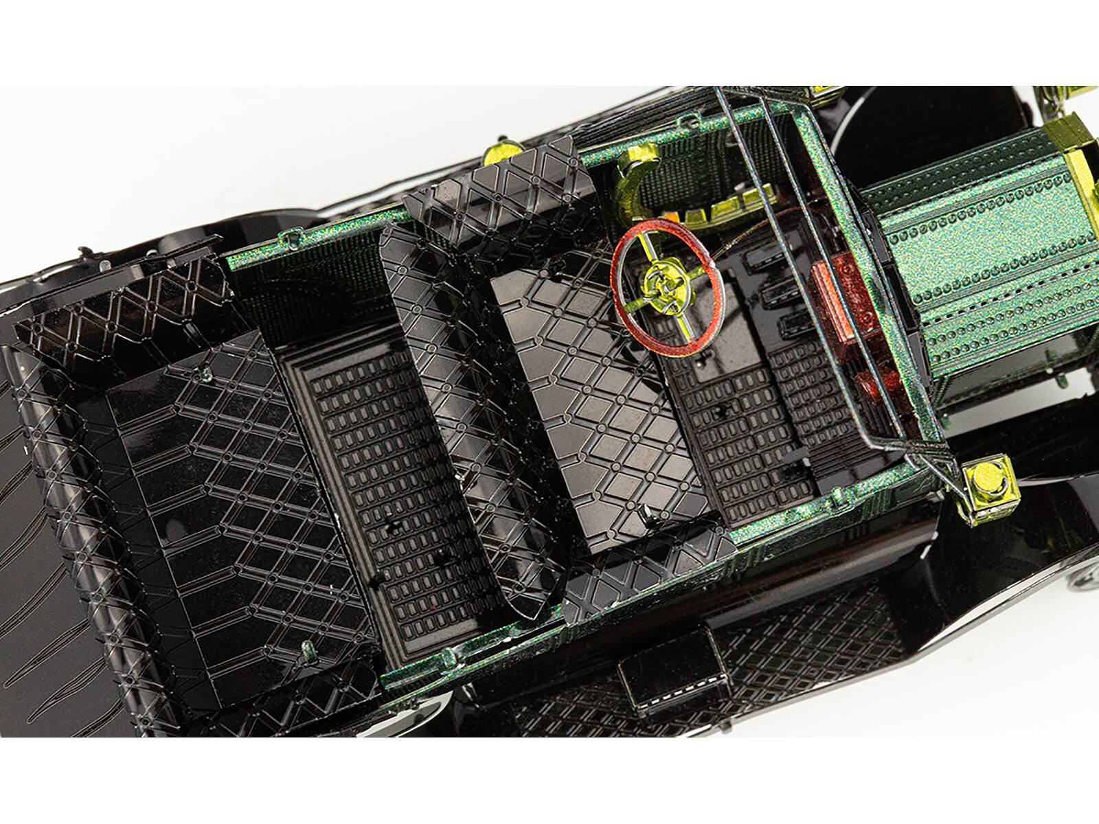 Alt View 1. Metal Earth - Model Kit 1910 Ford Model T Green (Moderate Difficulty) Steel Model by Metal Earth - Green.