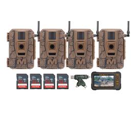 Muddy - Mitigator Cellular Camera 24Mp On-Demand Photo Dual Network with Card Viewer 32GB Memory Card and Card Reader