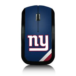 Keyscaper - New York Giants Diagonal Stripe Wireless Mouse - Wireless - Multicolor